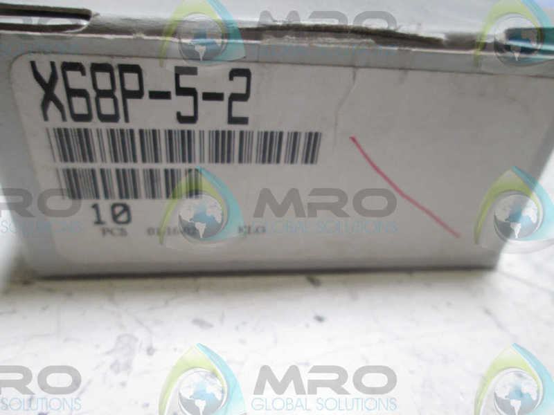 LOT OF 10 PARKER X68P-5-2 FITTINGS  NSMP