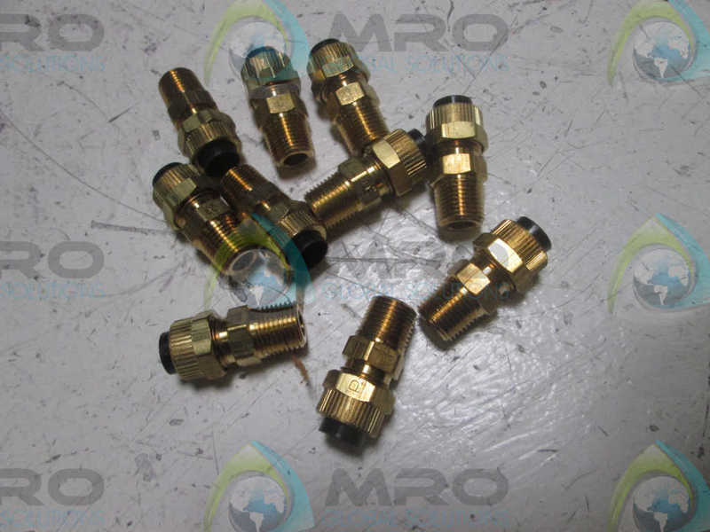 LOT OF 10 PARKER X68P-5-2 FITTINGS  NSMP