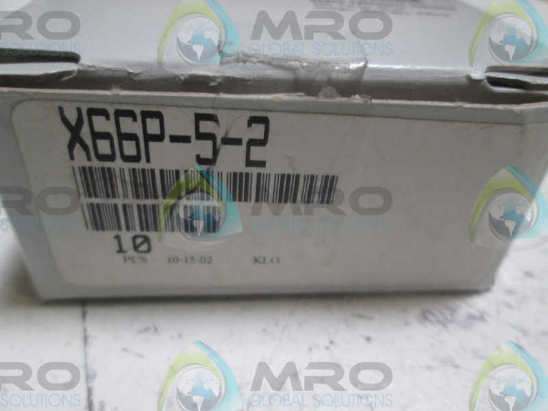 LOT OF 10 PARKER X66P-5-2 FITTINGS  NSMP