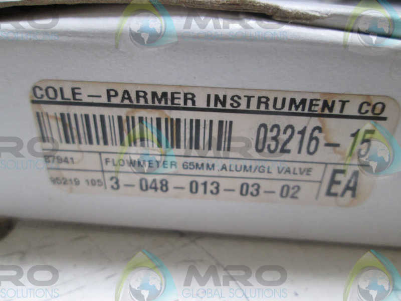 COLE PALMER N052-01 FLOW METER  NSMP