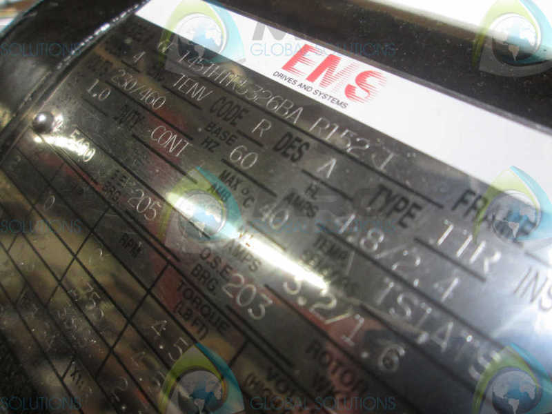 EMS 6E 145THTR5326BA R152I SERVO MOTOR * AS IS *