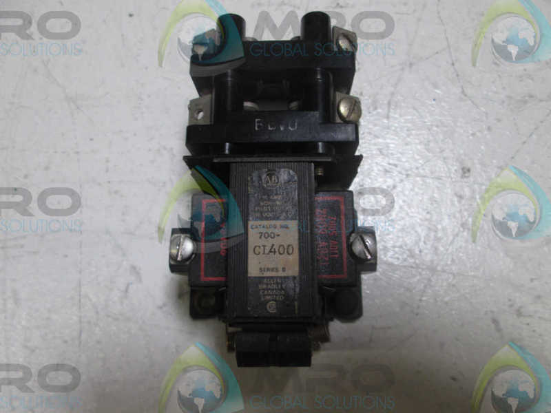 ALLEN BRADLEY 700-CL400 SER B CONTROL RELAY  UNMP