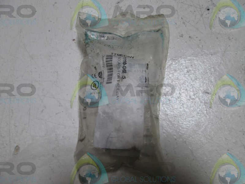 LOT OF 6 PANDUIT T70ECIW END CAP FITTING * NEW IN A FACTORY BAG *