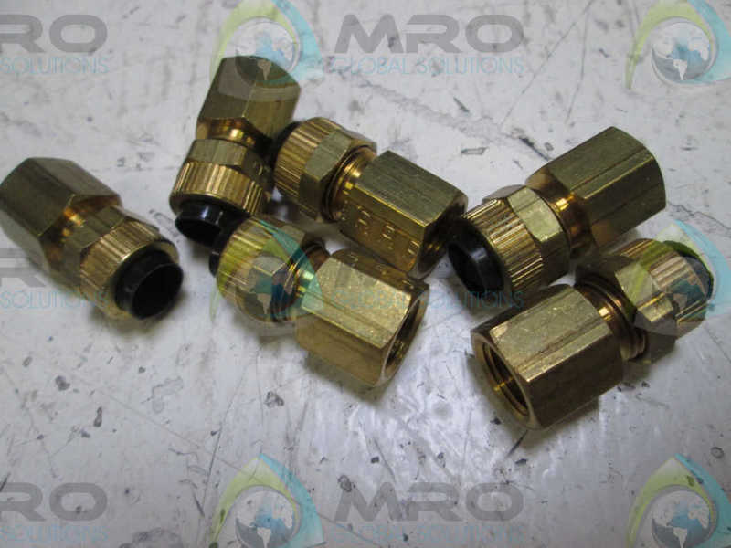 LOT OF 6 PARKER X66P-5-2 FITTINGS  NSMP