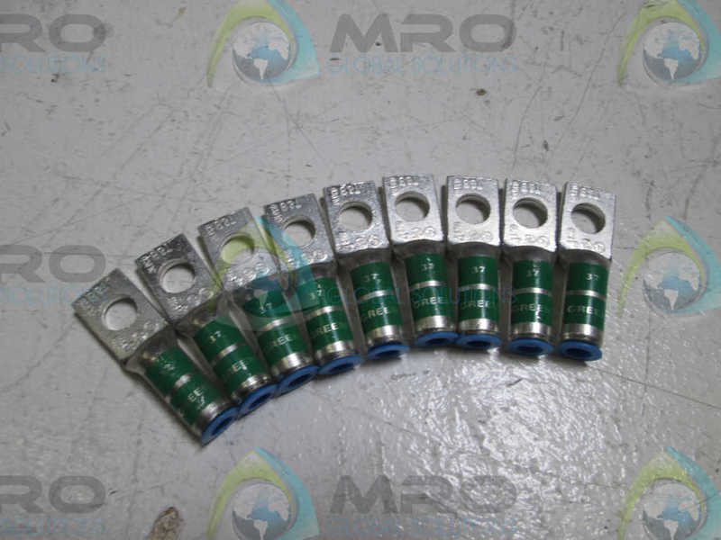 LOT OF 9 THOMAS & BETTS 60114-TB CRIMP LUGS * NEW IN BOX *
