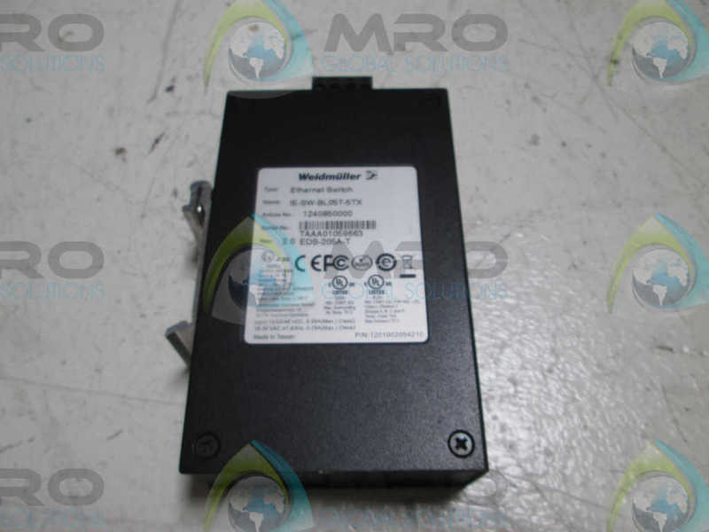 WEIDMULLER IE-SW-BL05T-5TX (1240850000) EHTERNET SWITCH  UNMP