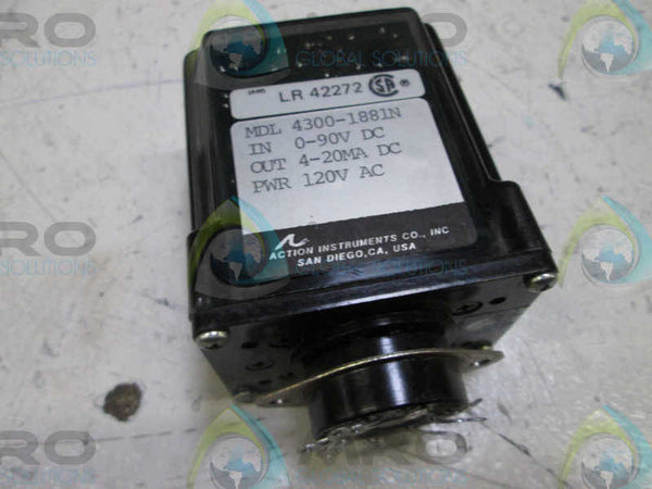 ACTION PAK 4300-1881N 120 VAC RELAY  UNMP