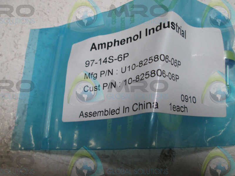 AMPHENOL 97-14S-6P SOLDER TYPE INSERT  NSNP