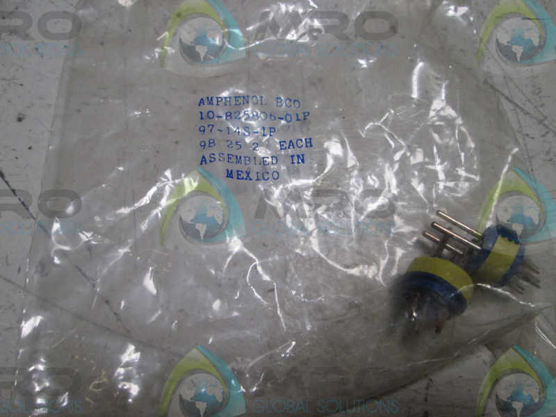 AMPHENOL 97-14S-1P SOLDER TYPE INSERT  NSMP