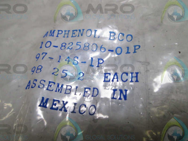 AMPHENOL 97-14S-1P SOLDER TYPE INSERT  NSMP