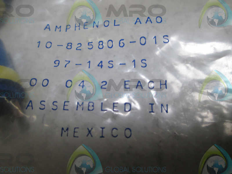 LOT OF 2 AMPHENOL 97-14S-1S CIRCULAR INSERT  NSMP