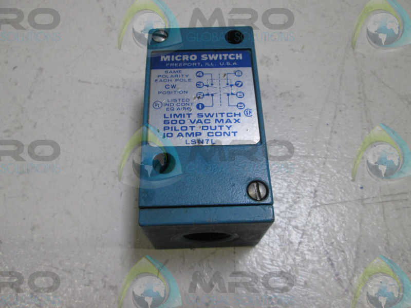 MICRO SWITCH LSN7L (BODY ONLY) LIMIT SWITCH  UNMP