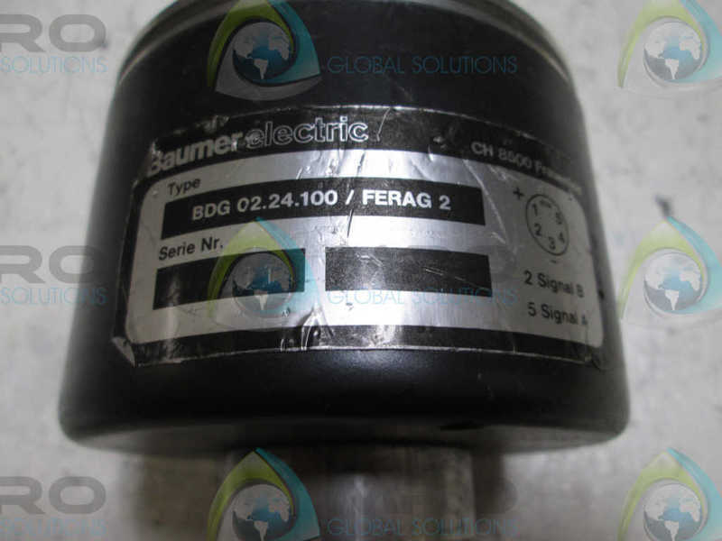 BAUMER BDG02.24.100/FERAG2 ENCODER  UNMP