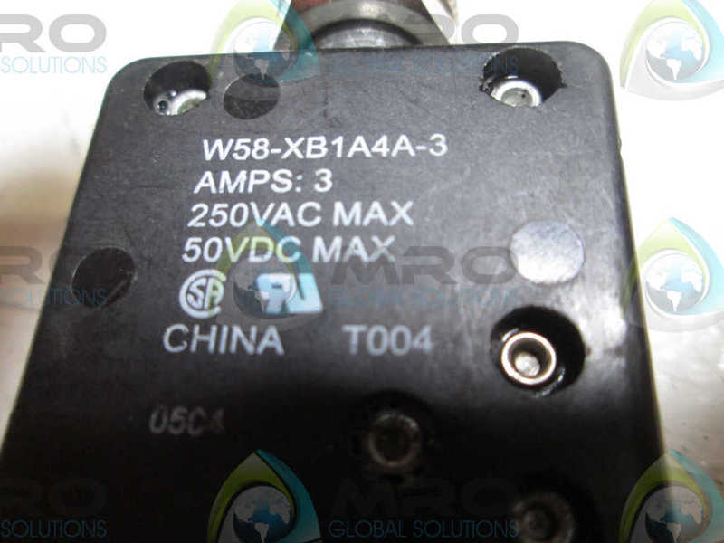 TYCO W58-XB1A4A-3 CIRCUIT BREAKER  NSNP