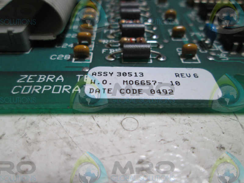 ZEBRA 30512 REV-2  UNMP