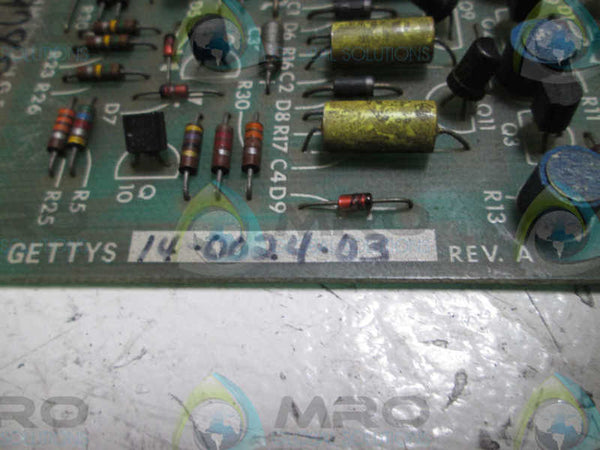 GETTYS 14-0024-03 PC BOARD  UNMP