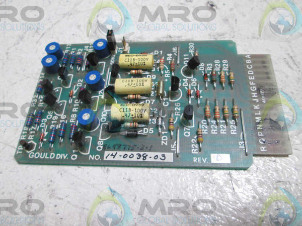 GETTYS 14-0038-03 PC BOARD  UNMP