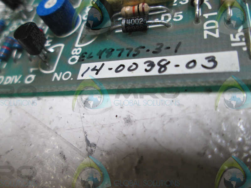 GETTYS 14-0038-03 PC BOARD  UNMP