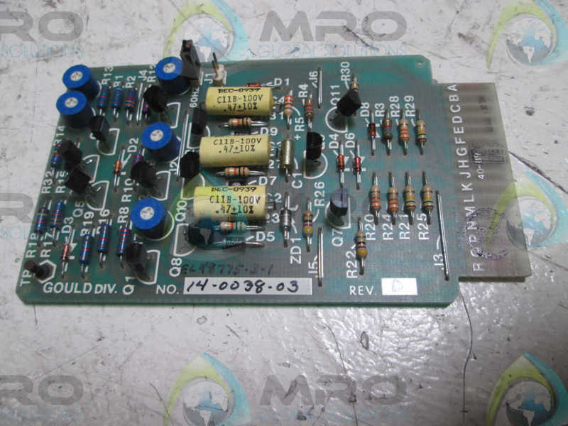 GETTYS 14-0038-03 PC BOARD  UNMP