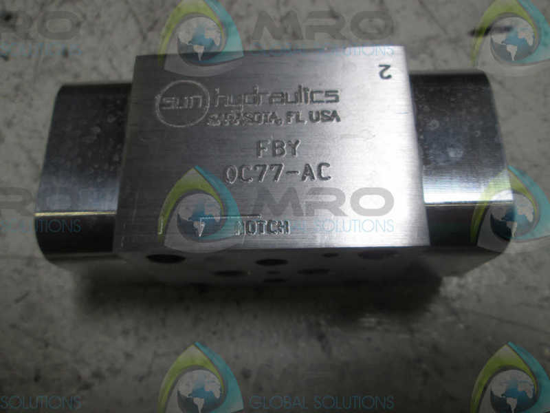 SUN HYDRAULICS FBY0C77-AC HYDRAULIC VALVE  NSNP