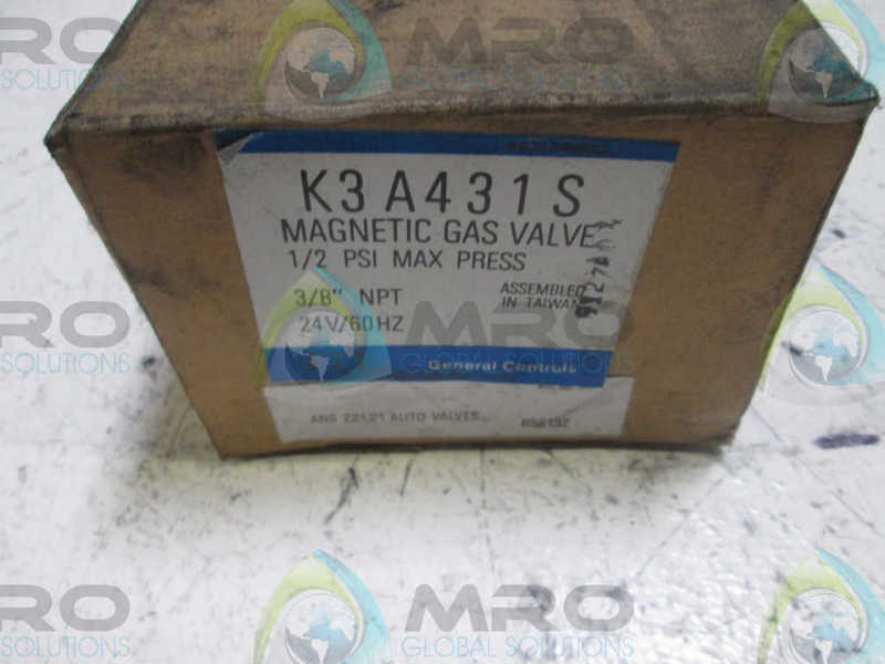 ITT K3A431S MAGNETIC GAS VALVE  NSMP