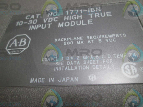 ALLEN BRADLEY 1771-IBN  UNMP