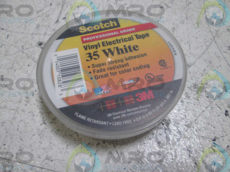 SCOTCH 25 WHITE VINYL TAPE NSNP IN A  NSMP