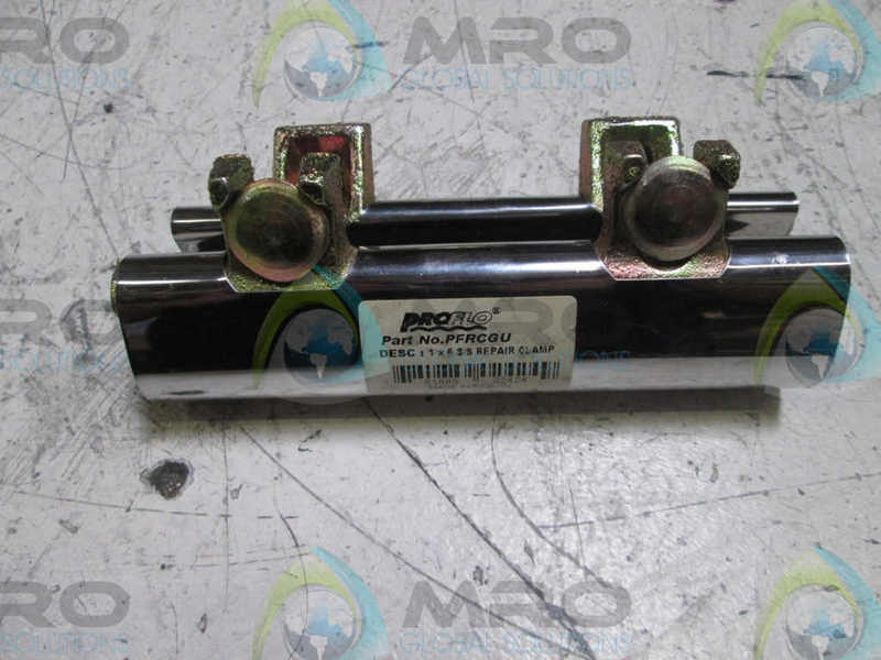 LOT OF 8 PROFLO PFRCGU 1"X6" CLAMPS  UNMP