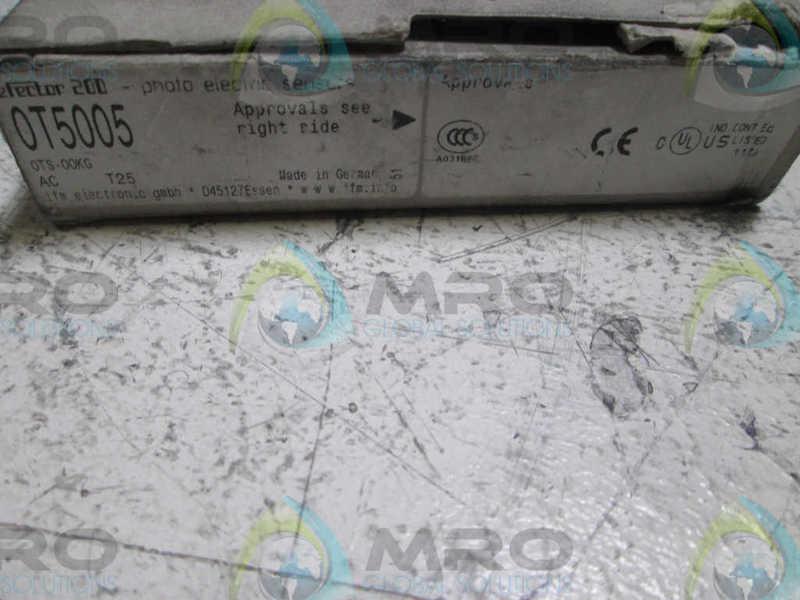 IFM EFECTOR 0T5005 THROUGH BEAM SENSOR   NSMP