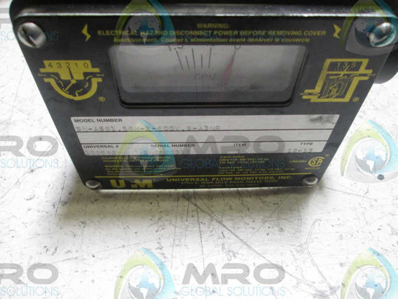 UFM SN-ASB15GM-2-600V.9-A3NR FLOW METER  UNMP