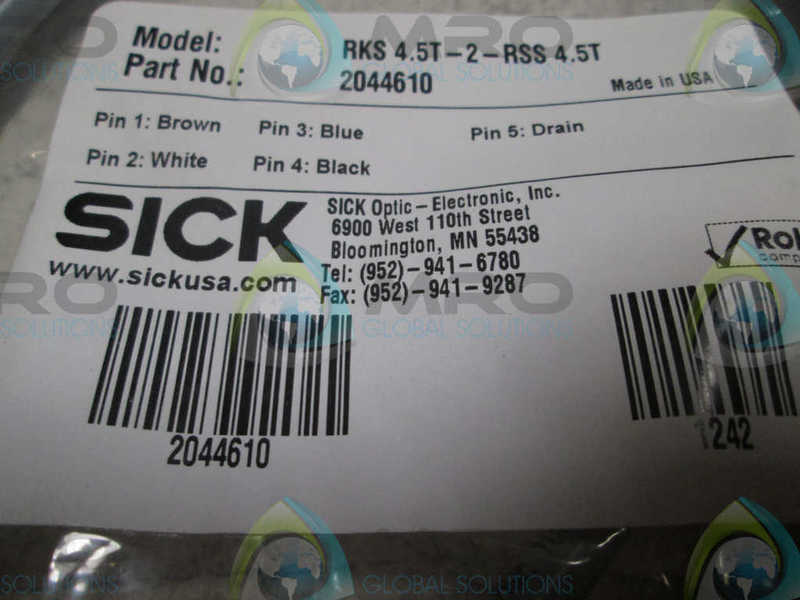 SICK 2044610 CONNECTION CABLE  NSMP