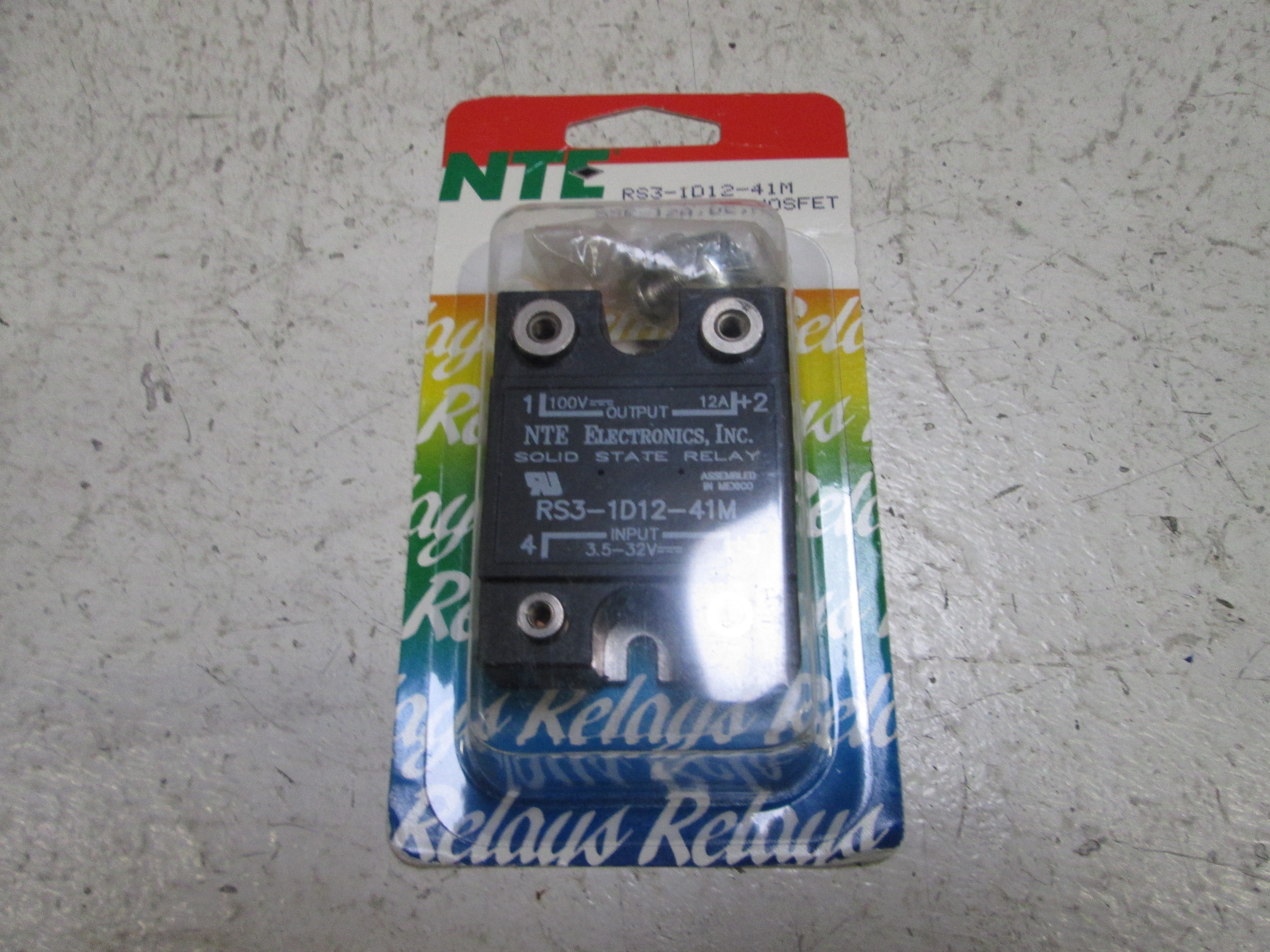 NTE RS3-1D12-41M PANEL MOUNT * NEW IN ORIGINAL PACKAGE *