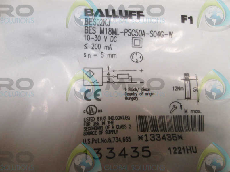 BALLUFF BES02KJ INDUCTIVE SENSOR  NSMP
