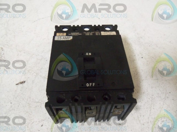SQUARE D FAL36015 CIRCUIT BREAKER 15A  UNMP