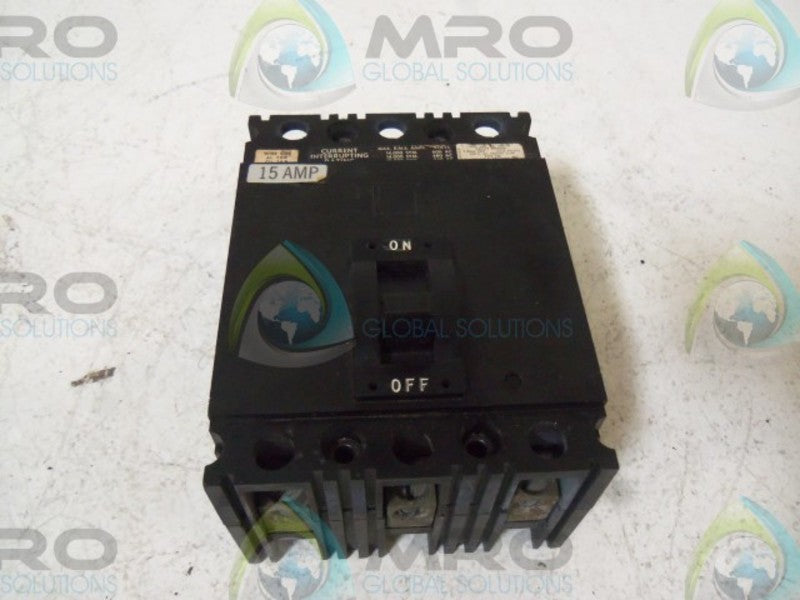 SQUARE D FAL36015 CIRCUIT BREAKER 15A  UNMP