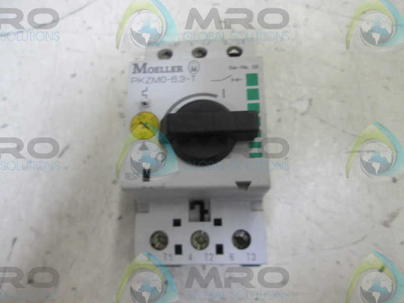 KLOCKNER MOELLER PKZM0-6,3-T MANUAL MOTOR STARTER 4.0-6.3A  UNMP