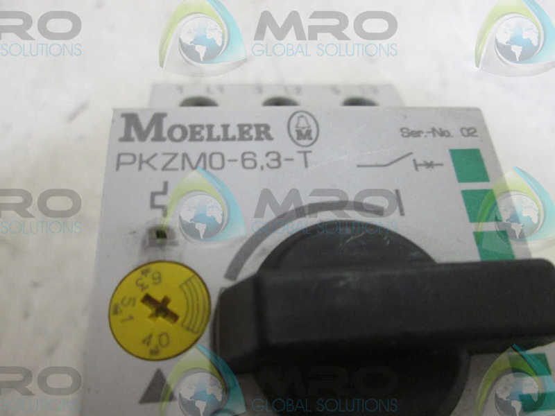 KLOCKNER MOELLER PKZM0-6,3-T MANUAL MOTOR STARTER 4.0-6.3A  UNMP