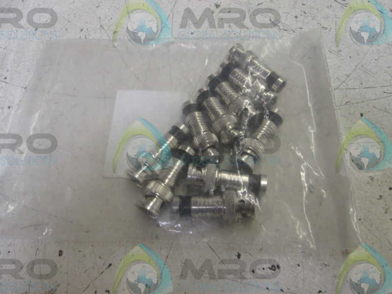 CABLESTOGO 41125 (LOT OF 10) RG6 BNC CONNECTOR  NSMP