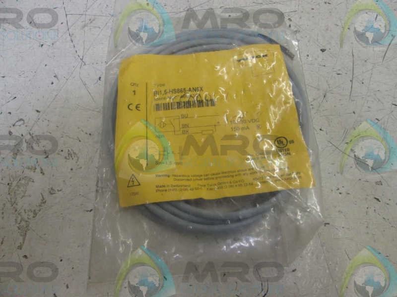 TURCK Bi1,5-HS865-AN6X PROXIMITY SENSOR  NSMP