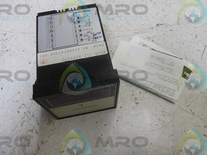 SHIMADEN SD35-112-AJ795F0 TEMPERATURE CONTROLLER  NSMP