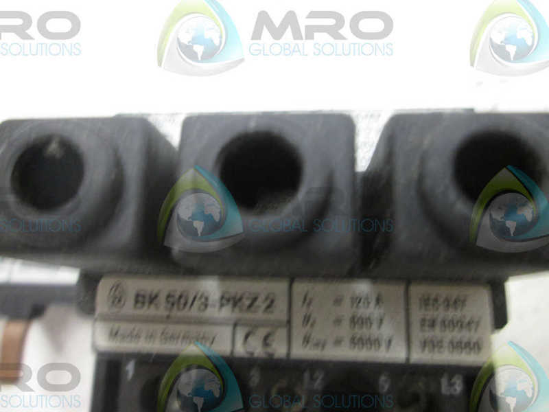 MOELLER ZM-10-PKZ2 W/ B3,1/2-PKZ2 W/ BK50/3-PKZ2 MOTOR PROTECTOR  UNMP