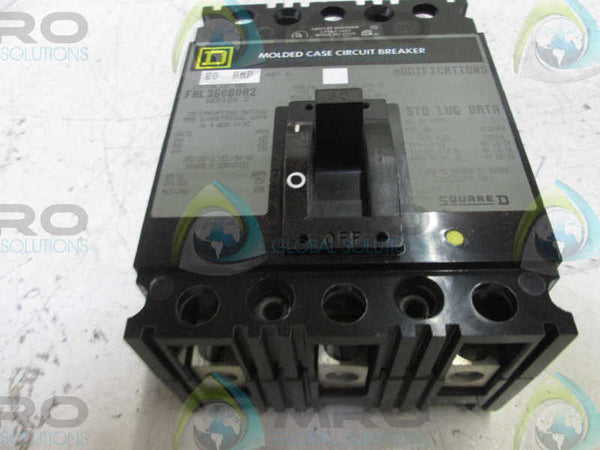 SQUARE D FHL36080A2 CIRCUIT BREAKER  NSMP