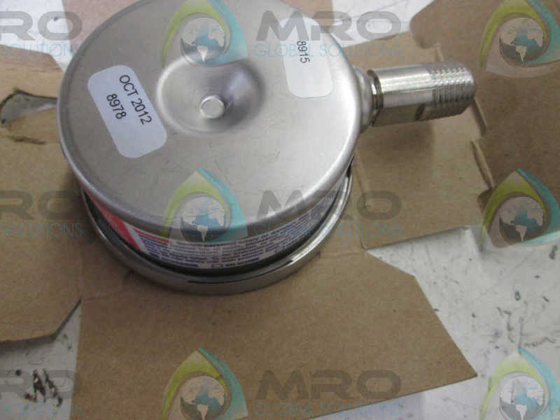 ASHCROFT 631008SL021-100# PRESSURE GAUGE 0-100 PSI  NSMP