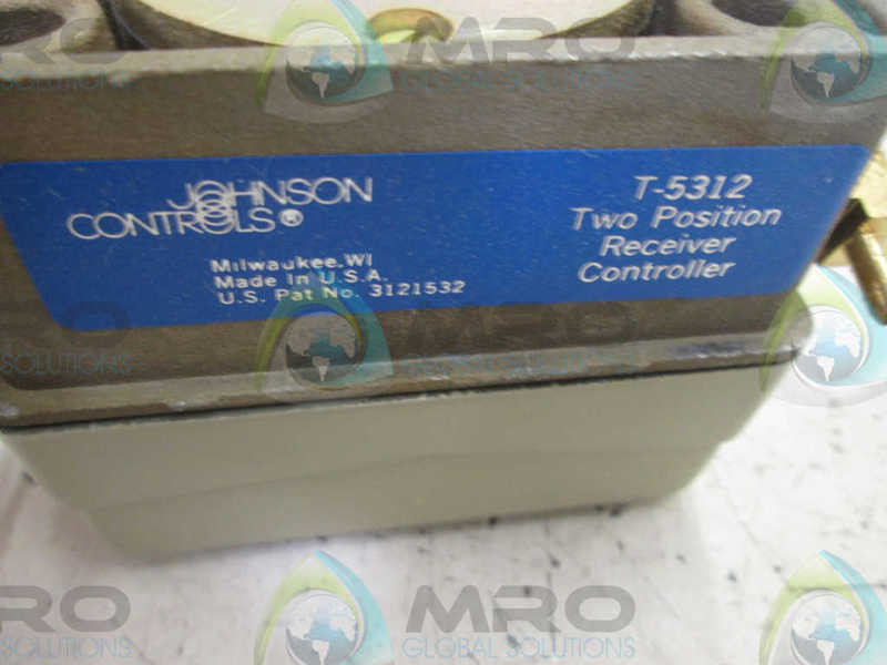 JOHNSON CONTROLS T-5312 TWO POSITION RECIEVER CONTROLLER  UNMP