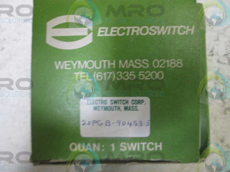 ELECTROSWITCH 20PGB 904S35 ROTARY SWITCH  NSMP