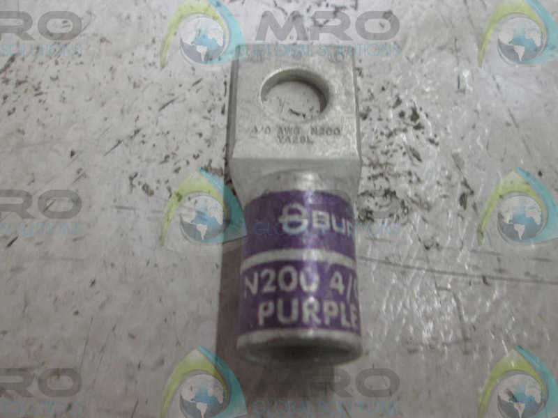 LOT OF 10 BURNDY YA28L CONNECTOR LUG  NSMP
