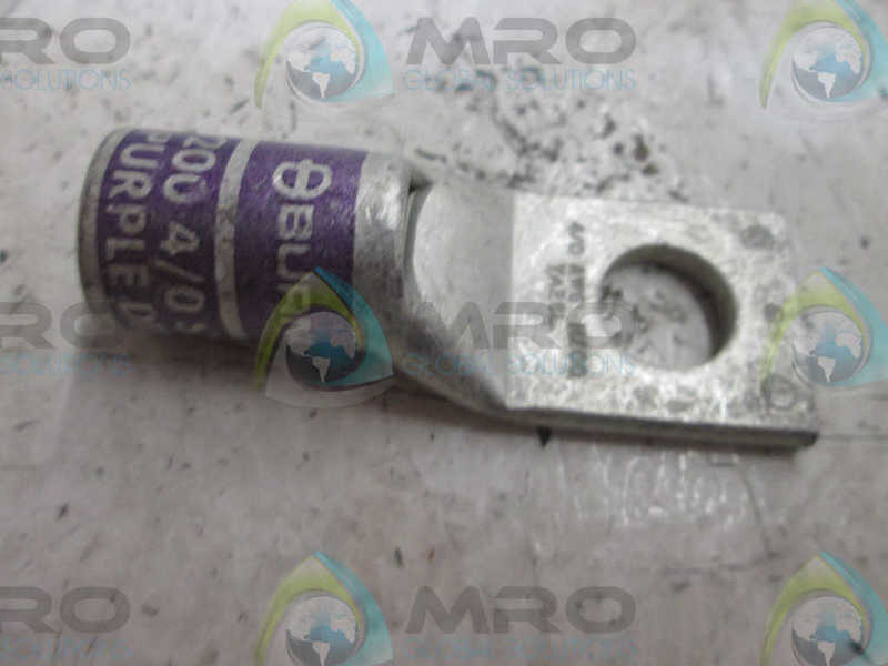 LOT OF 10 BURNDY YA28L CONNECTOR LUG  NSMP