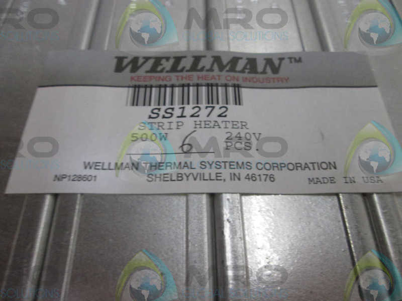 WELLMAN SS1272 STRIP HEATER 500W 240V (PKG OF 6)  NSMP