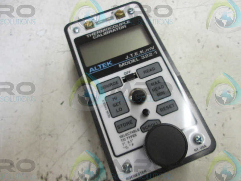 ALTEKCO 322-1/4669T-D THERMOCOUPLE CALIBRATOR  NSMP