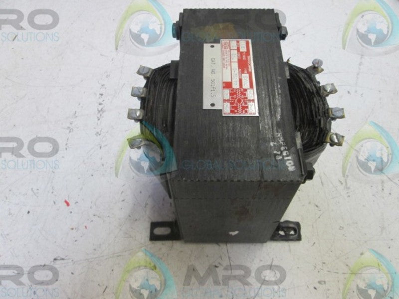 HEVI DUTY S01F1.5 TRANSFORMER  UNMP